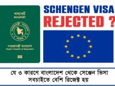 Top 3 Reasons Why SCHENGEN Visa Is Rejected for Bangladeshi Applicants Top 3 Reasons Why SCHENGEN Visa Is Rejected for Bangladeshi Applicants